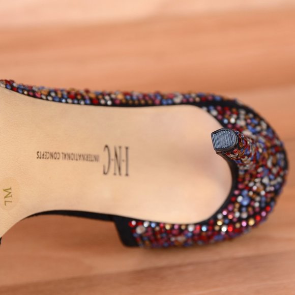 INC International Concepts Shoes Inc Rhinestone Kenjay Stiletto